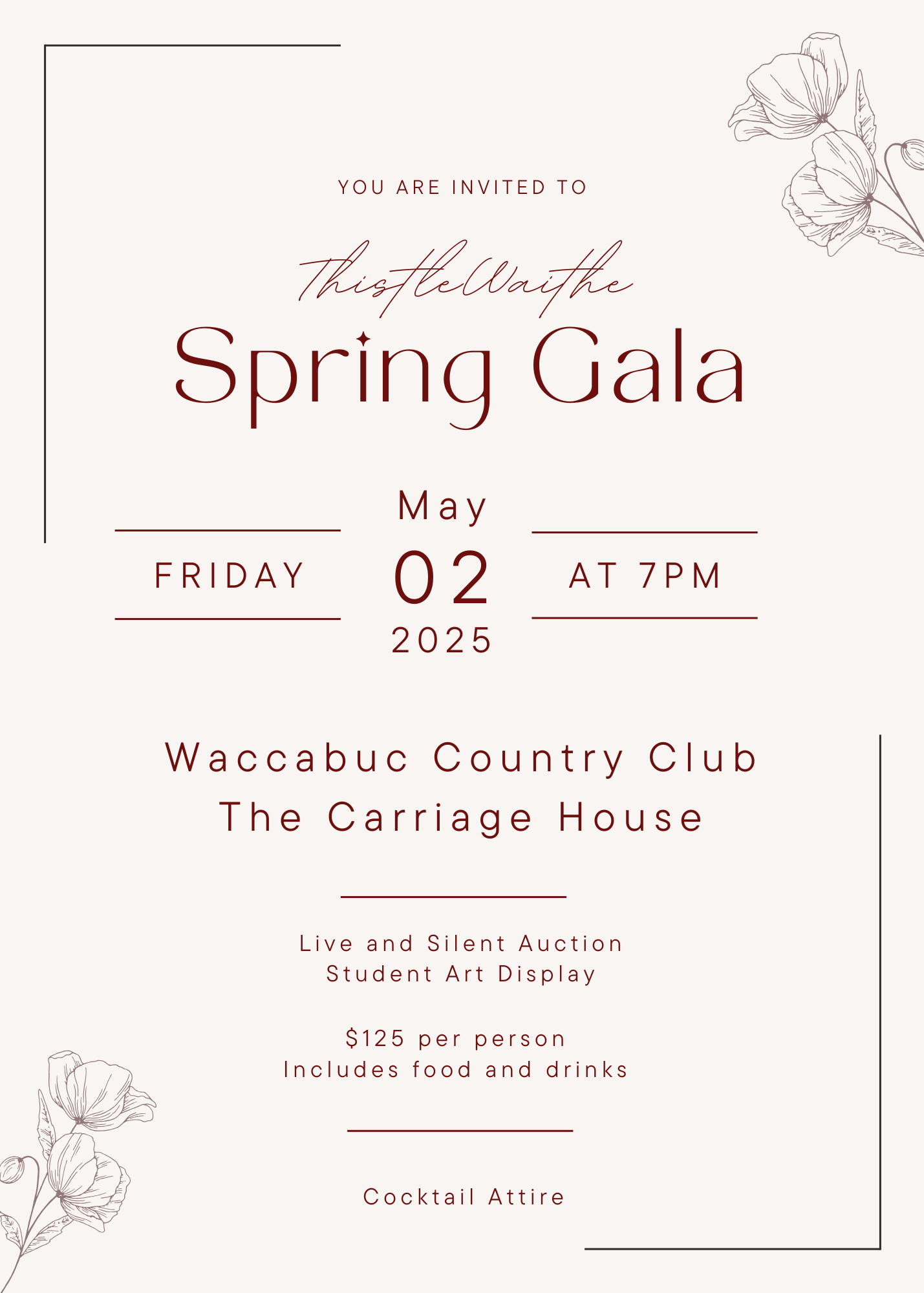 2025 Spring Gala Tickets